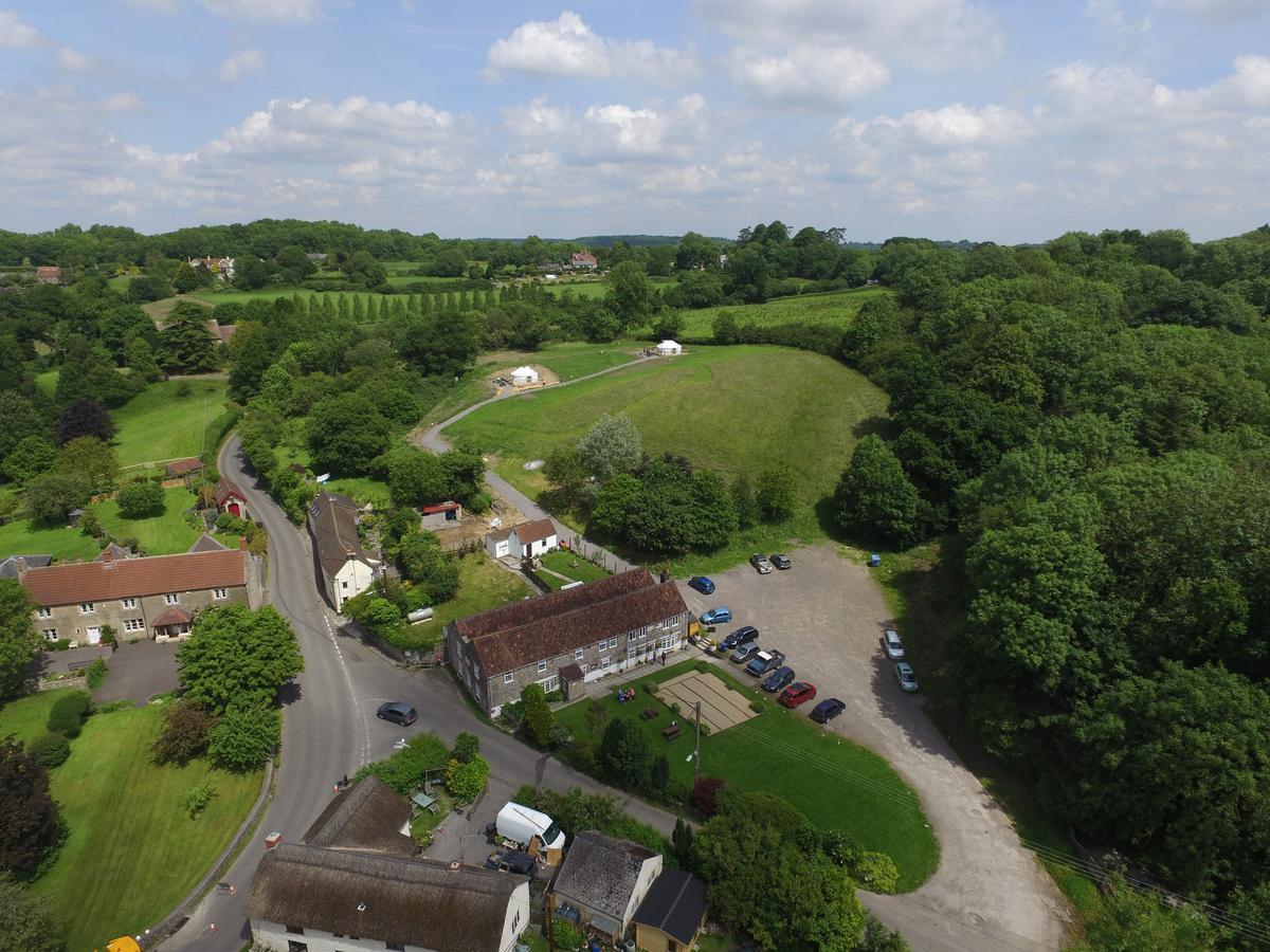 Hotel Glamping On The Hill Mells Exterior foto